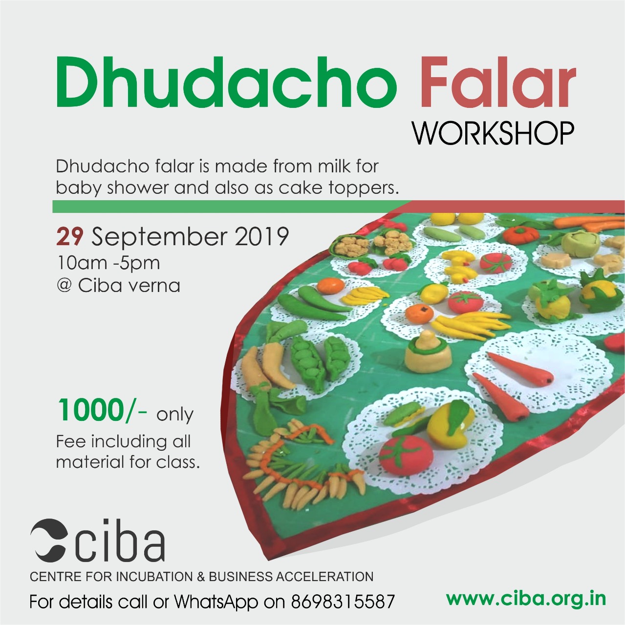 ciba-Dhudacho Falar Workshop 